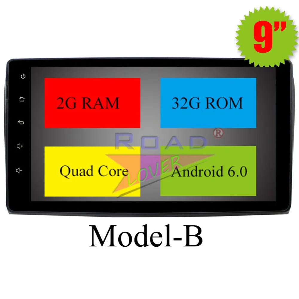 Top TOPNAVI Android 6.0 2G+32GB 9" 1024*600 Car PC Head Unit Player For Mazda Old 3 2006 Stereo GPS Navigation Automagnitol NO DVD 8