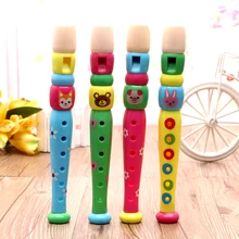 Детские пикколо игрушки детские пластиковые пиколо инструменты музыкальные игрушки Детские Ранние развивающие свистки Детские музыкальные игрушки