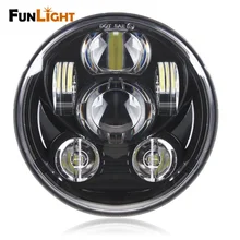 5-3/4 5.75 дюймов Черный Daymaker СВЕТОДИОДНЫЕ Фары для Harley Davidson Мотоцикл Фары Проектор Дальнего Света