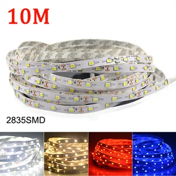 

Quality 10m 600leds 2835 flexible led strip led 12V Warm white Blue brighter than 3528 3014, Lower price than 5050 5630