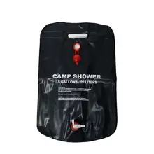 20L / 5 Gallons Outdoor Camping Hiking PVC Water Bags Solar Energy Heated Camp Shower Bag
