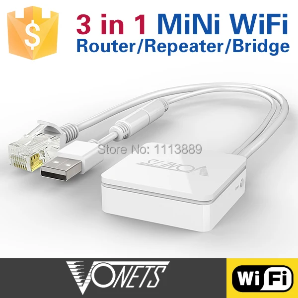 VONETS VAR11N-300 300 Мбит/с мини Wi-Fi роутер-wifi ретранслятор-wifi мост