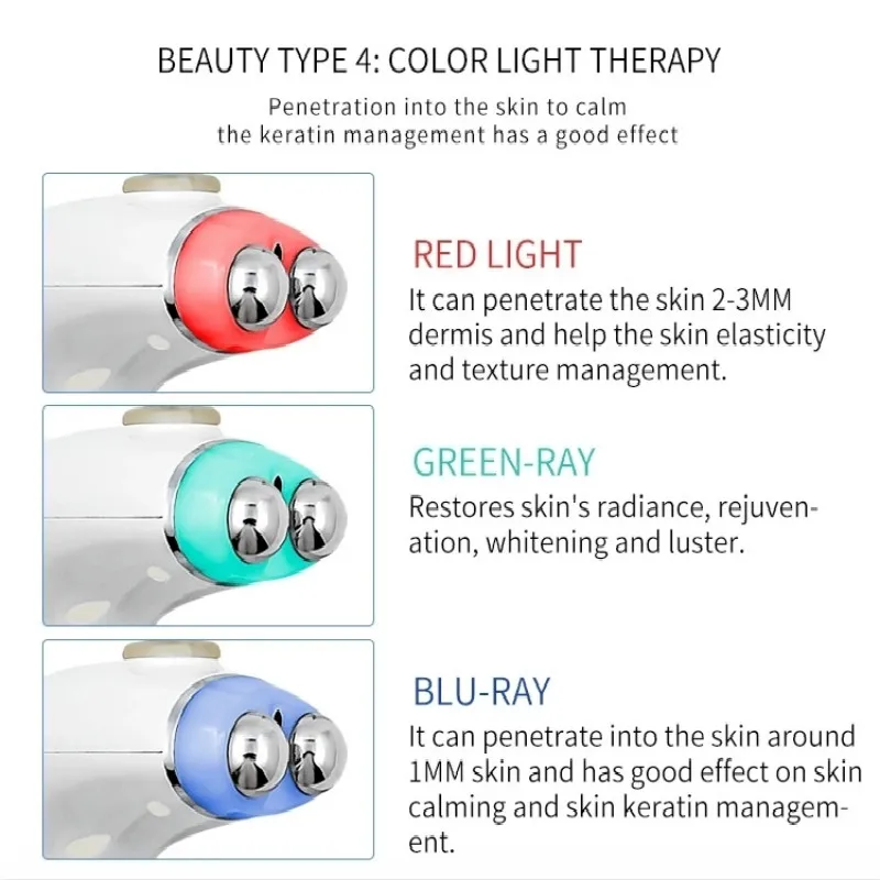 Facial Massager For Face Massager Face Lift Microcurrent Roller Massager Facial Microcurrent Device