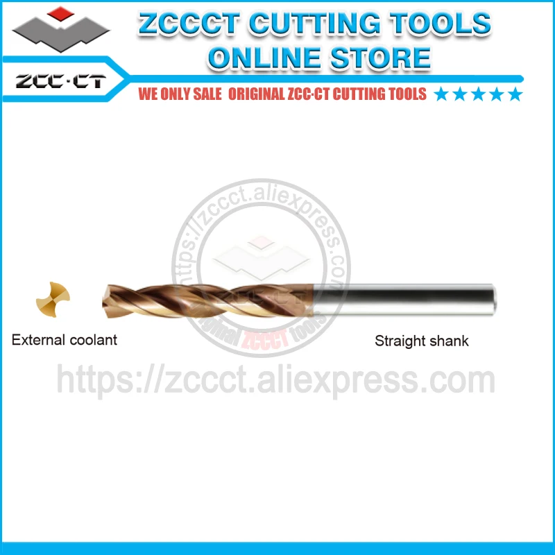 

ZCCCT tool drill bit GD03-0850 8.5mm carbide twist drills for metalworking