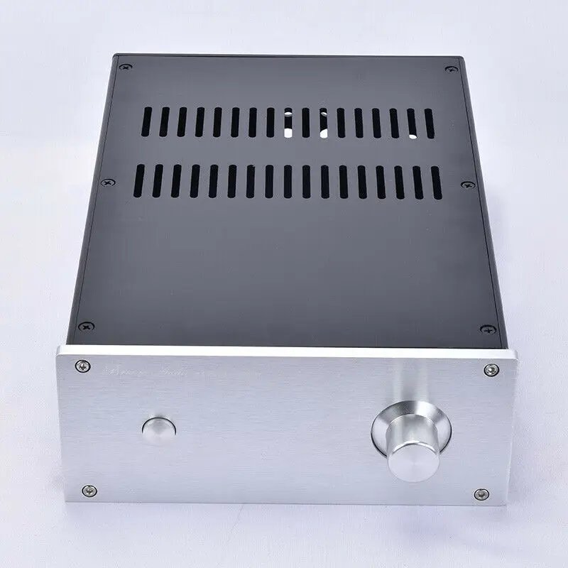 GZLOZONE DIY алюминиевый корпус Чехол усилитель мощности шасси 220*90*311 мм L14-36