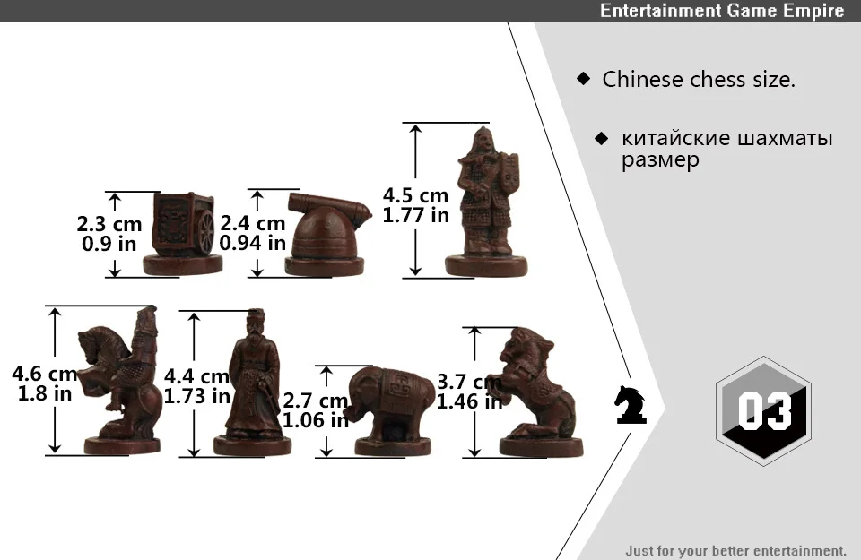 2 Yernea High-grade Wooden Chinese Chess Game Set Folding Chessboard Chinese Traditions Chess Resin Chess Pieces New Board Game (3)