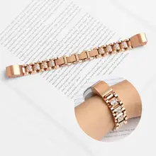 Hiperdeal новая Замена небольшой металлический кристалл часы наручные ремешок для Fitbit Alta HR/Alta Наручные часы дропшиппинг 1 мая