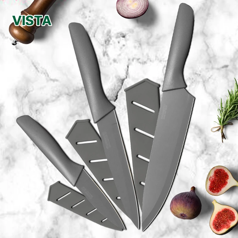 Buy Meat Knife Set 3pc 3cr14 stainless steel 3.5
