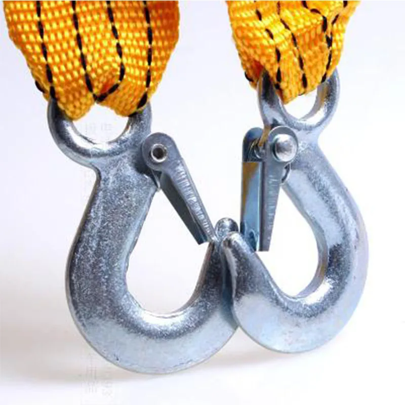 مقطورة سيارة حبل 3 ميرا حزام السيارة سماكة حبل الجر ، الانقاذ حبل ، عبر البلاد لوازم السيارات.