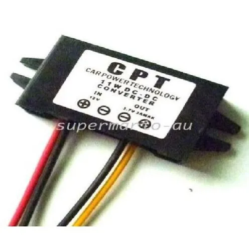 

20 PCS/LOT DC to DC converters Buck Converter 12V to 3.7V 3A 11W Waterproof Car Power Supply Stepdown Module