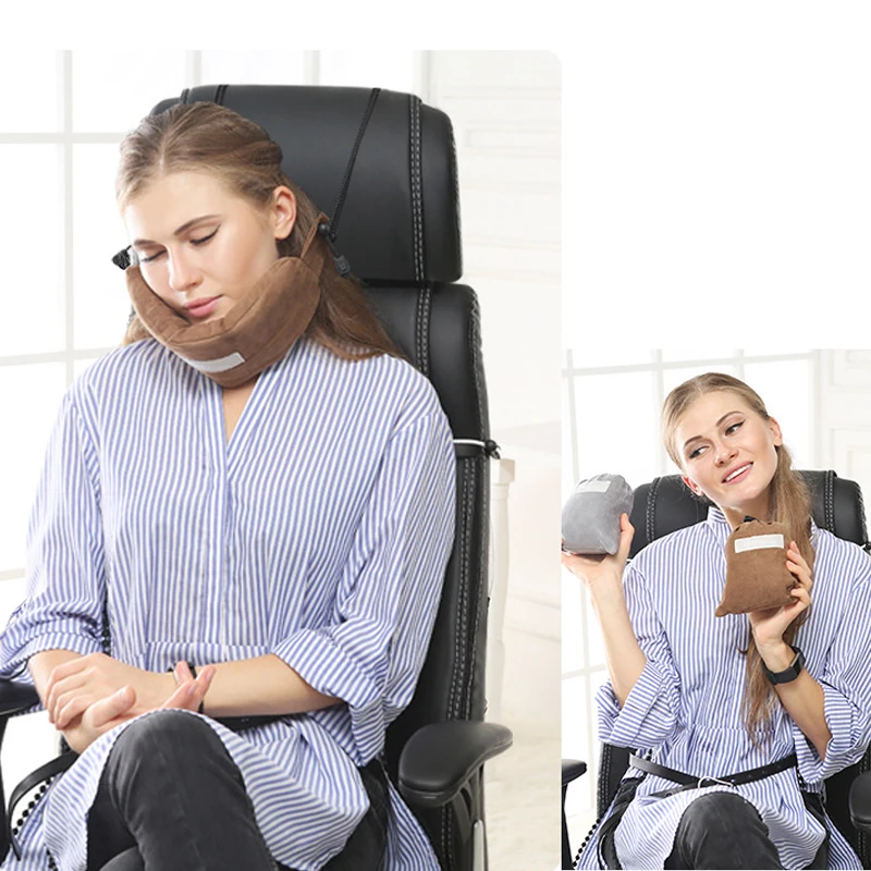 L082- Travel Pillow For Airplane Multi-function Car Pillow Neck Comfortable Memory Foam Sleeping Pillows Head Cushion (7)