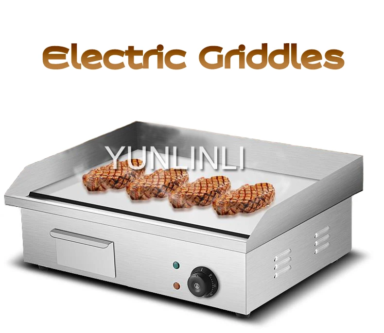 Electric Grill Pan 3000W Commercial Frying Machine Meat Grilling Pan