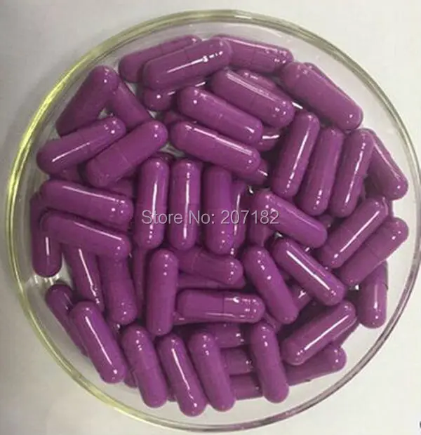 (10000 шт./упак.) 1 # пурпурная/фиолетовая однотонная капсула Getain размер пустая --- в