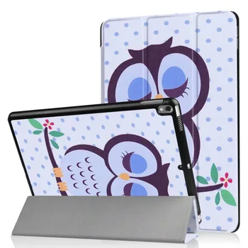 

New print Pattern Leather Case For Apple iPad pro 10.5'' 2017 Cover Funda Tablet Smart Stand Protective Shell