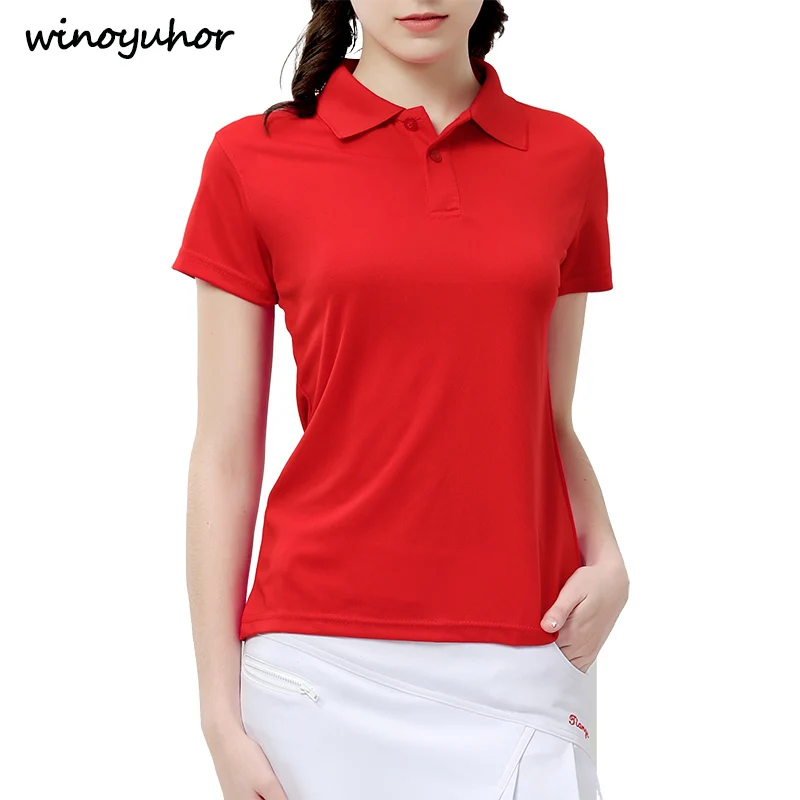 red polo shirt womens outfit