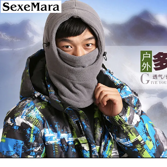 2016 New Edition Winter Fleece Beanies Hats for Men Cost effective Skull Warmer Snowboard Neck