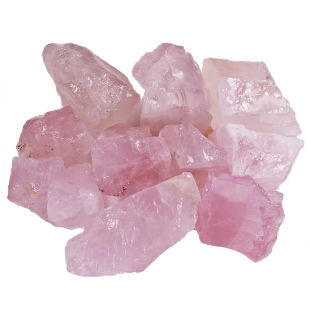 

Natural Rose Quartz Rough Bulk Madagascar for Wicca Reiki Crystal Healing