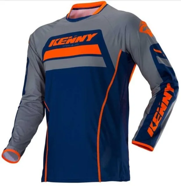 Новые мотоциклы с длинным рукавом гонки MX MTB внедорожный горный велосипед DH велосипед мото Джерси DH BMX Мотокросс Джерси для верховой езды - Цвет: Красный