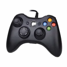 1Pcs USB Wired Joypad Gamepad Game Controller for PC Microsoft Xbox & Slim 360 games for Windows 7 USB Gamepad Joystick