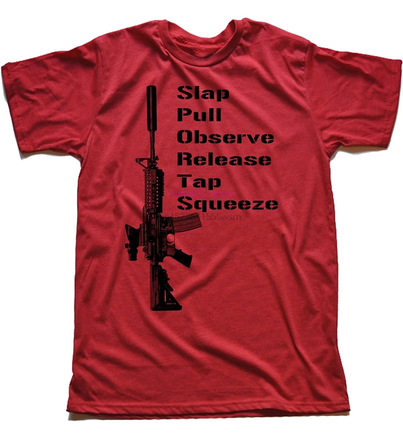 

NEW Cheap Price 100 % Cotton Tee Shirts Military T-shirt Marine Corps Usmc Us Army Navy Seals Veteran Rifle