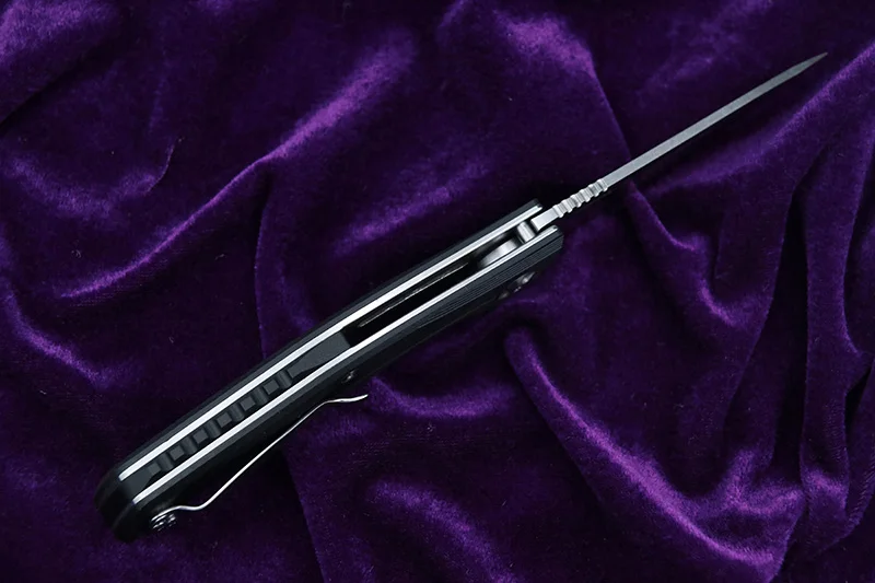 LEMIFSHE JK3215-G10 Флиппер D2 стальное лезвие G10+ стальная ручка Открытый охотничий Карманный кухонный фруктовый Складной Нож EDC инструмент