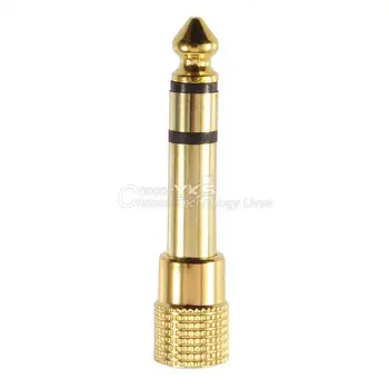 

3.5mm 1/8" Female to 6.5mm 1/4" Male Headphone Stereo Audio Jack Adapter Plug Converter Cable for Microphone