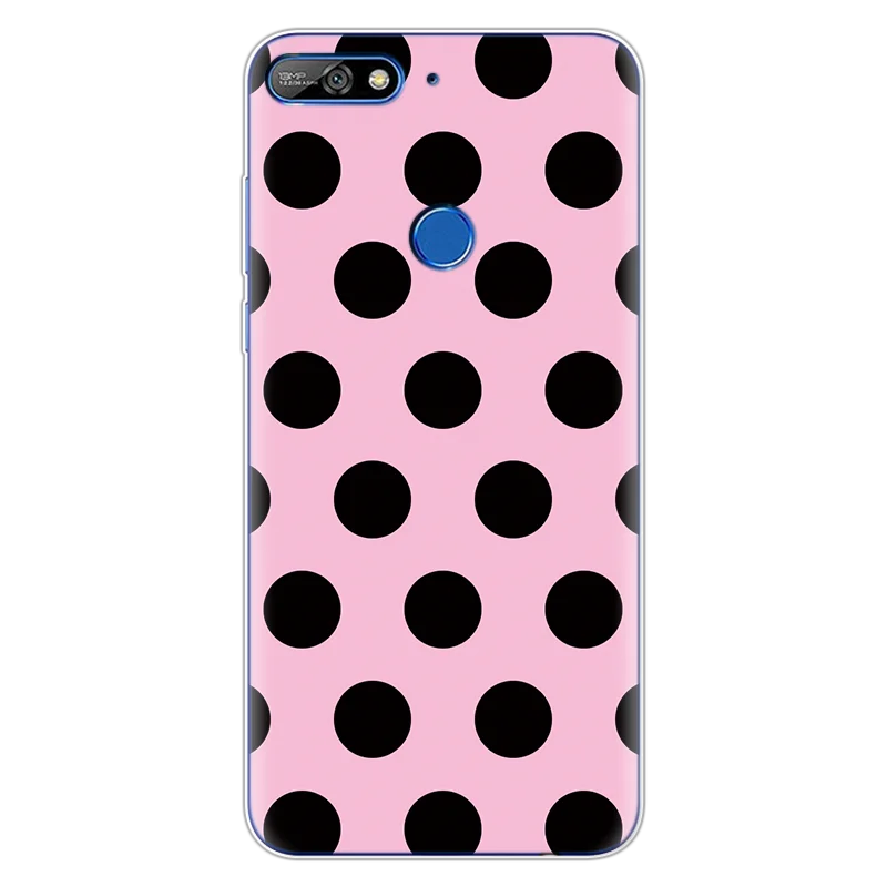 Силиконовый чехол для huawei Y7 Prime Funda, мультяшный подарок для пары, защита для huawei Y7 Prime, мягкий чехол, резиновый Модный чехол