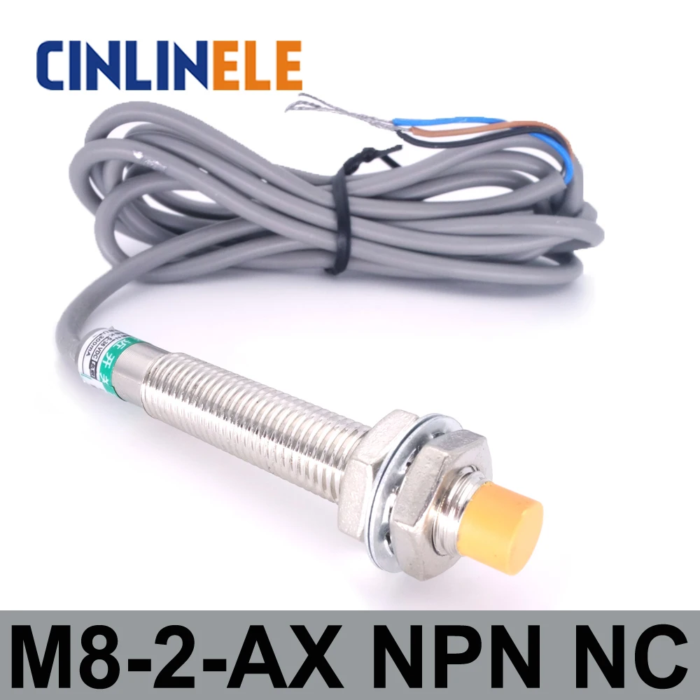 M8 LJ8A3-2-Z/AX 2mm 6-36V induction DC NPN NC metal sensor inductive proximity switch Screen shield type LJ8A3 | Обустройство дома