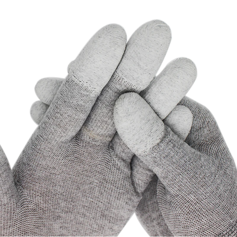 Персональные устойчивые к порезам Антистатические Рабочие перчатки статическое сопротивление перчатки из нержавеющей стали проволока безопасность работы анти-слеш защита от порезов