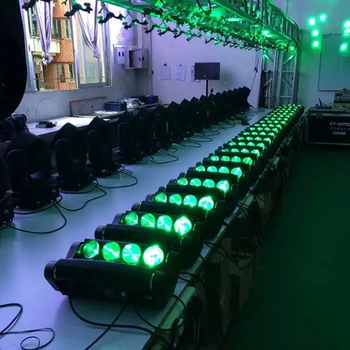 

New Moving Head Led Spider Light 8x12W 4in1 RGBW Led Party Light DJ Lighting Beam Moving Head Light