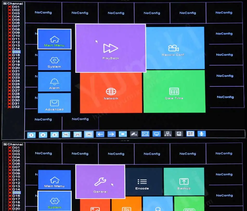 8ch* 4 K/32ch* 5.0MP/32ch* 1080P H.265/H.264 NVR сетевой видеорегистратор DVR плата ip-камера с SATA линией ONVIF CMS XMEYE