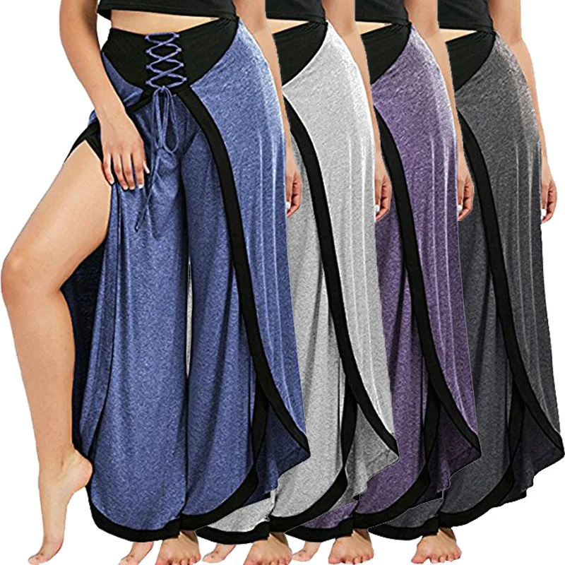 Pakistani Dress Indian Clothing Sari For Women In India Cotton Polyester 2018 New Hot Spring Fashion Lace Pants Waist Wide Leg |