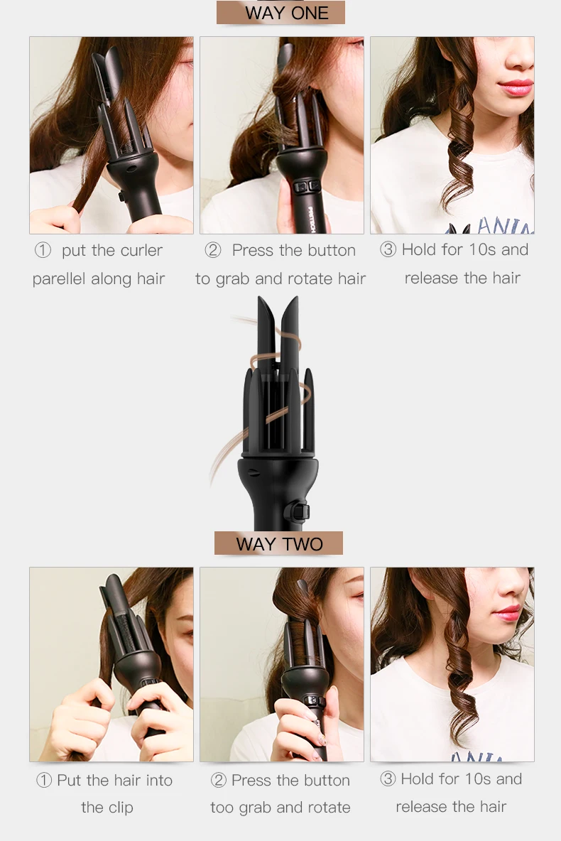 Aquecimento Modelador de Cabelo automático Cuidados Com