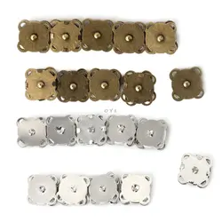 10PCS14/18 мм DIY Магнитные защелки застежка для сумочки закрытия металлические кнопки сумка Craft