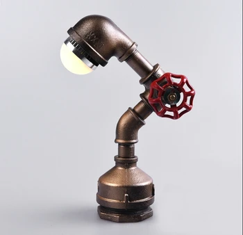 

Vintage Tieyi LED Decoration Water Pipe Table Lamp