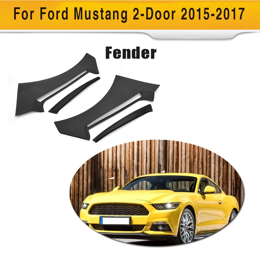auto side Mudguards Fender air vent trims for Ford Mustang 2015 2017