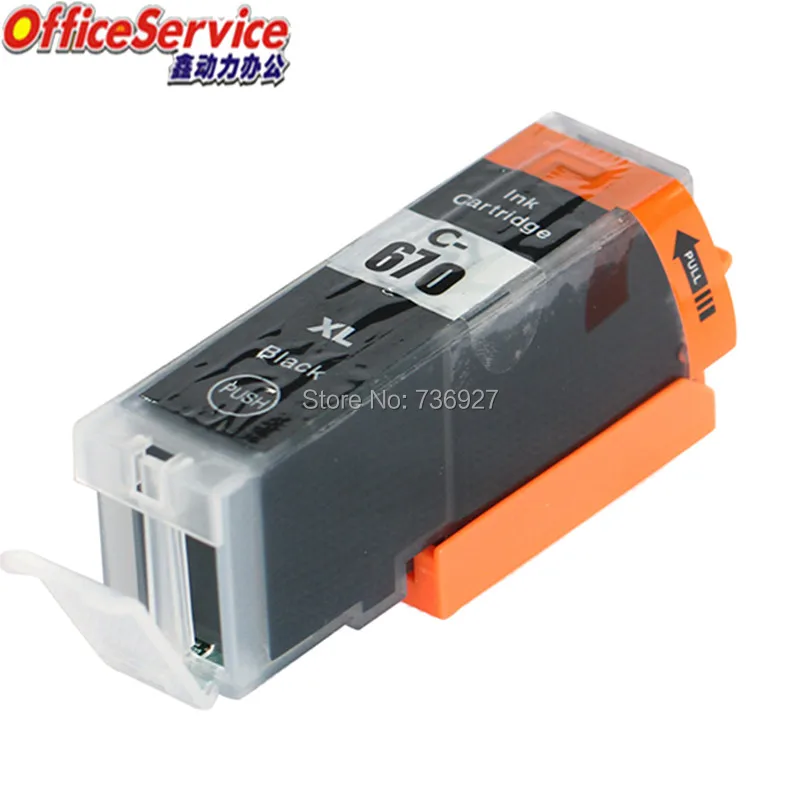 Совместимый чернильный картридж для Canon pgi670 PGI 670 CLI 671 PIXMA MG7760 MG7765 MG7766 струйный
