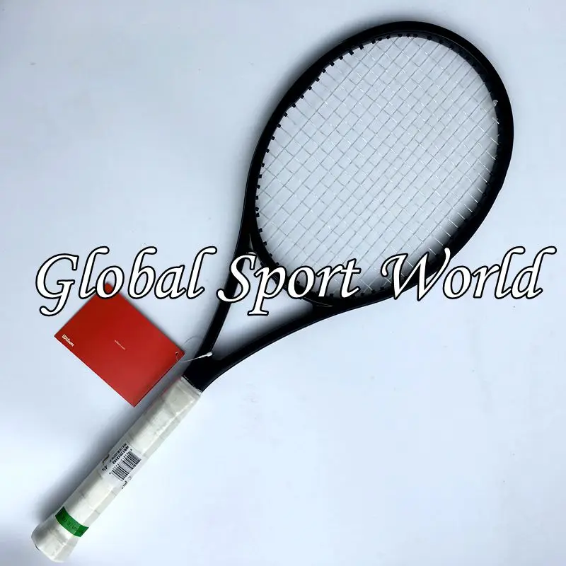90 sq.in. 319g Pure Black taiwan 100 graphite customized tennis Racket