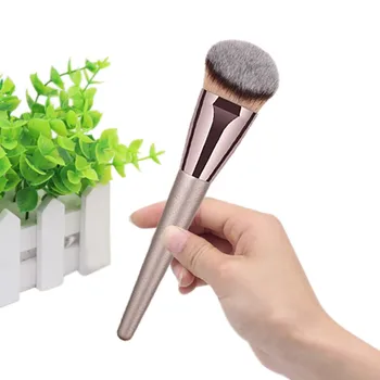 1Pc Big Bronzer Brush Professional Fiber Hair Face Contour Blush Foundation Powder Makeup Brush Cosmetic Tool hot 1pc beauty women powder brush single soft face cosmetic makeup brush big loose shape foundation make up tool maquiagem