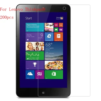 

Transparent Ultra-thin Explosion-Proof Anti Shatter Screen Protector Film for Lenovo Thinkpad8 without retail packing 200pcs/lot