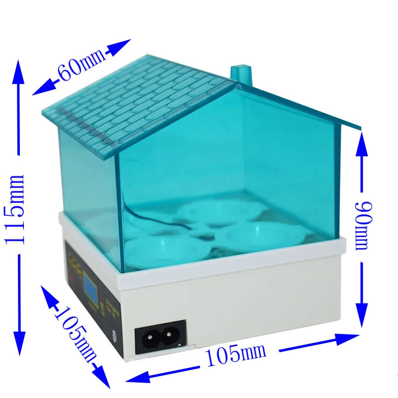 1 комплект 4 инкубатор для яиц автоматический контроль температуры маленький Брудер Инкубатор Яйцо Курица Утка Птица голубь перепелиные товары для птицы