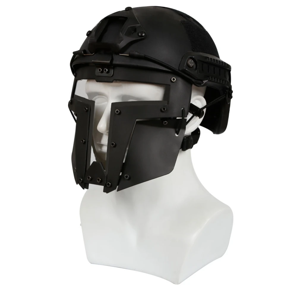Tactical Airsoft Mask Half Lower Face Metal Steel Net Hunting