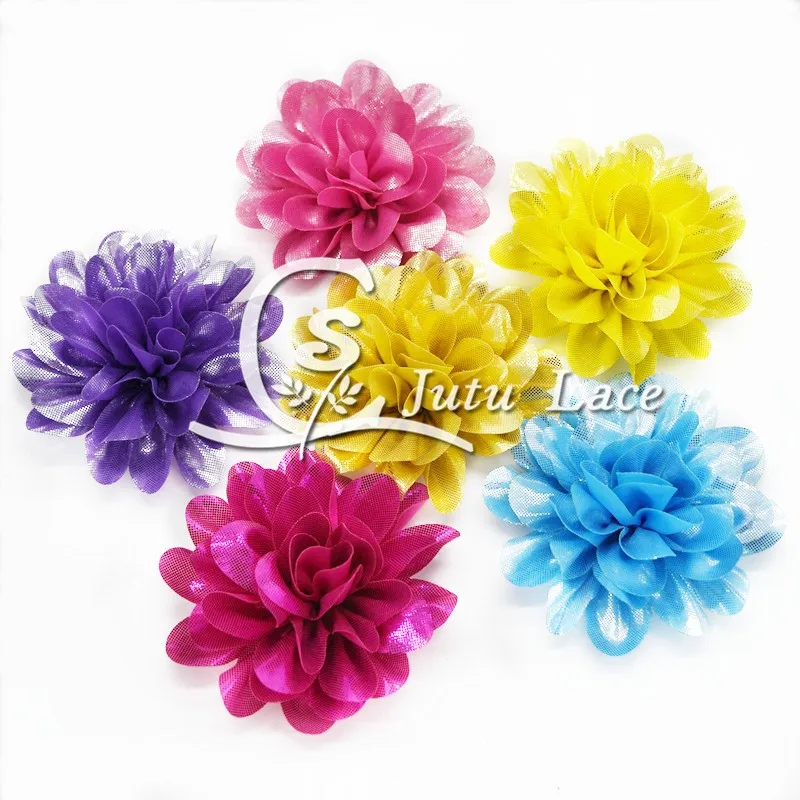 3.75''Scallop shiny flower (18)