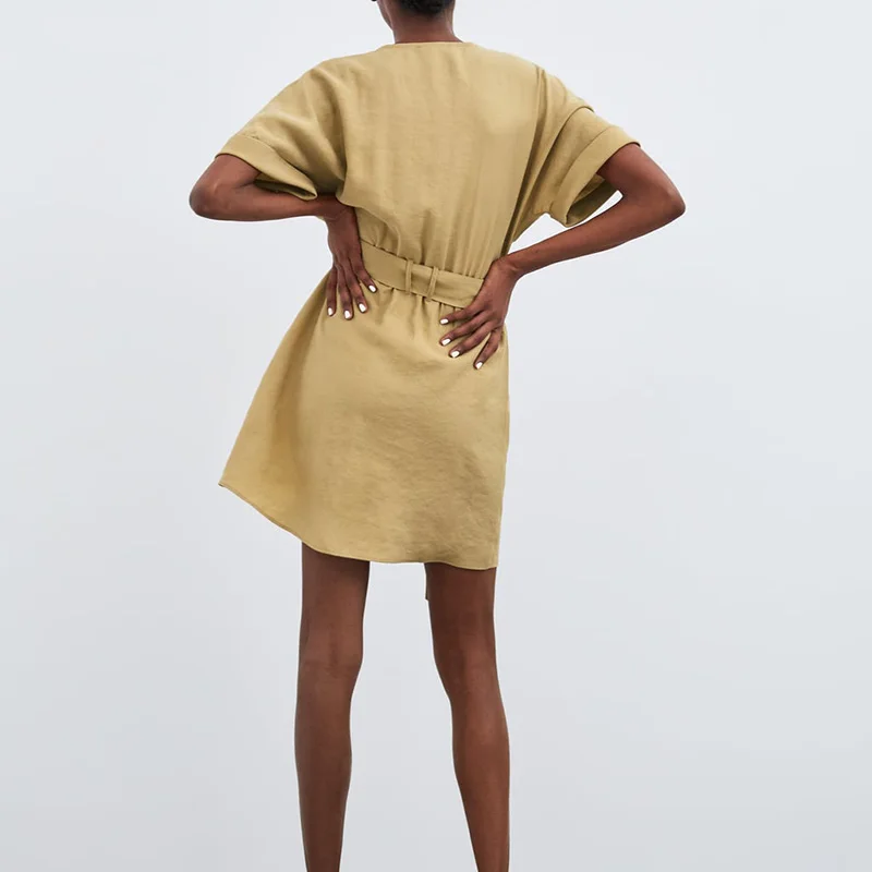 Женское винтажное мини платье Heydress повседневное ТРАПЕЦИЕВИДНОЕ ПЛАТЬЕ с