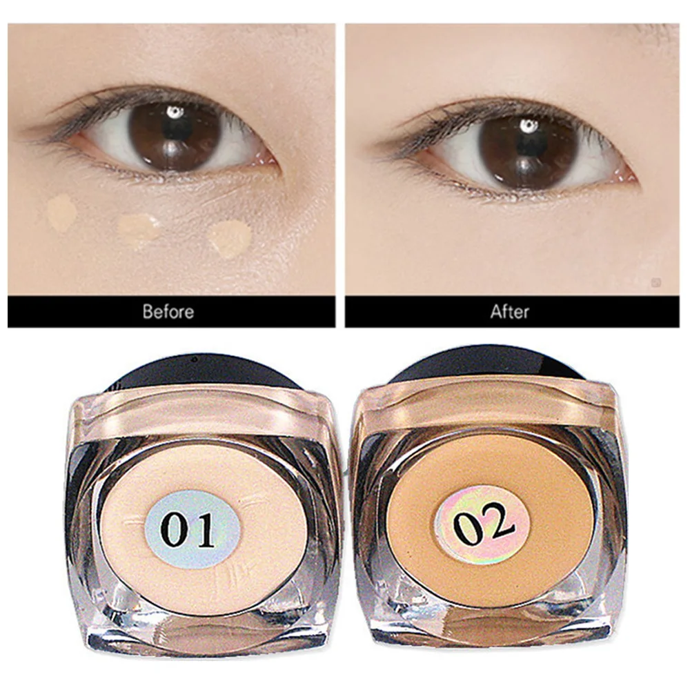 

Mini Makeup Concealer Cream Perfect Cover Pores Dark Circles Oil-control Waterproof Liquid Concealer Face Primer Cosmetic