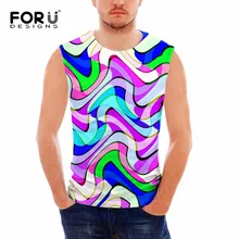 FORUDESIGNS, безрукавка, обтягивающие жилеты для мужчин, летняя одежда, облегающие повседневные майки, Мужская нательная футболка для фитнеса, мужские рубашки, S-XXL