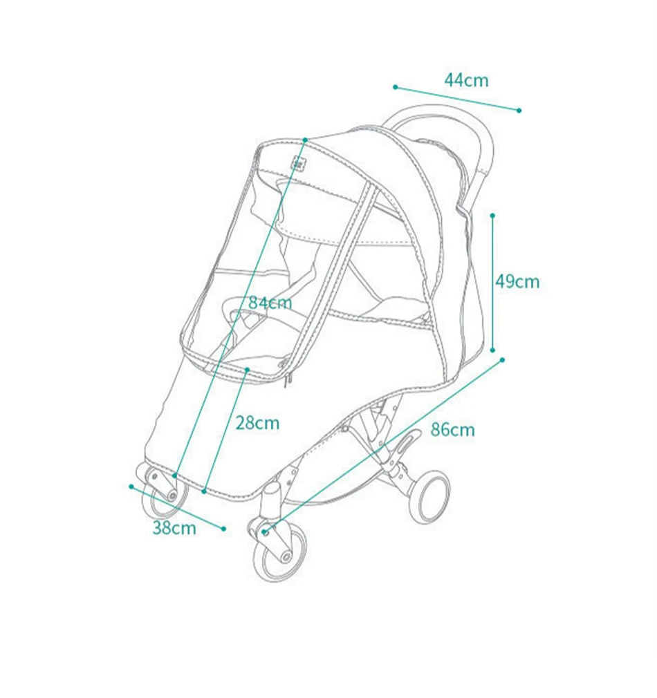 Аксессуары для детских колясок универсальные детские аксессуары Kinderwagen детские непромокаемые дождевики для детских колясок