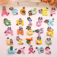 Buy 1PCS Cute English Letters Alphabet Embroidered Patches Cartoon Applique Iron on Patches Online - Image 5