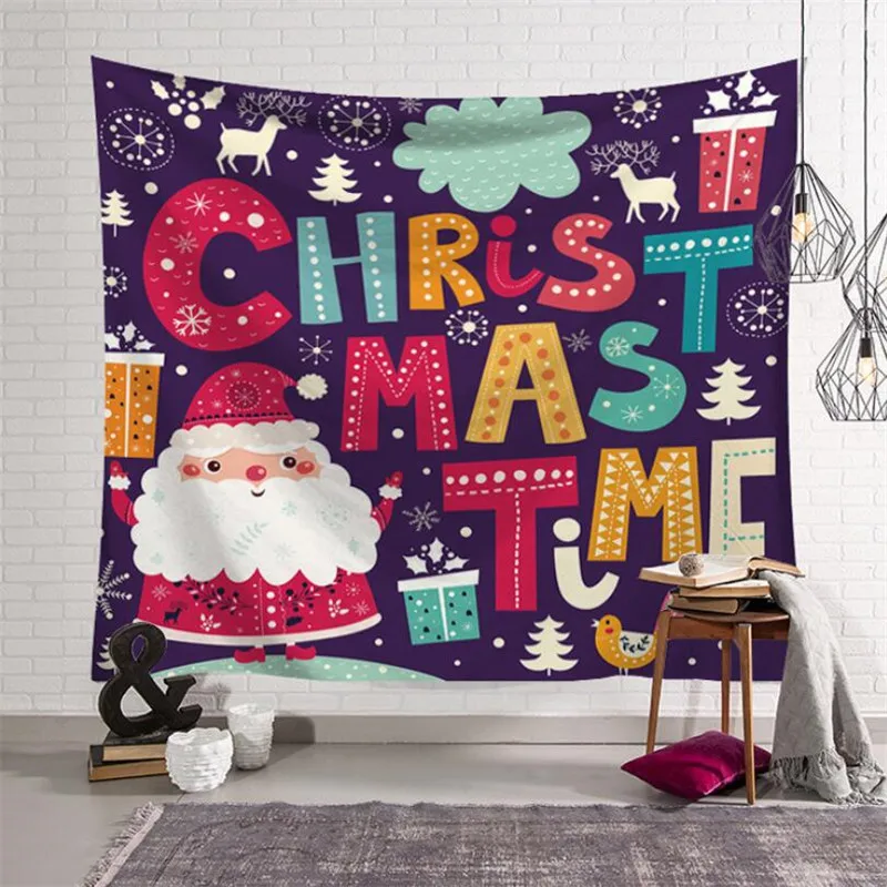 @1 Xmas Снеговик Гобелен Home Decor Beach Cover Up Рождество Настенный Коврик Коврик Для Йоги Пляжное П ★
