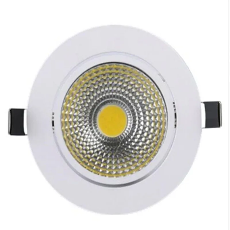 100X светодиодный светильник с регулируемой яркостью COB Потолочный Точечный светильник 3 Вт 5 Вт 7 Вт 12 Вт 85-265 в потолочный встраиваемый освещение внутреннее освещение
